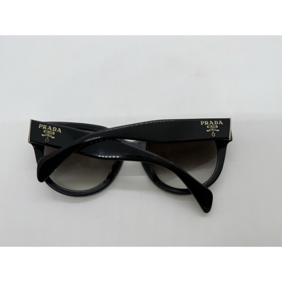 PRADA Sunglasses Black Retro Frames 54-22 140 SPR-170 Polarized & Case MRSP$530 - Picture 9 of 12